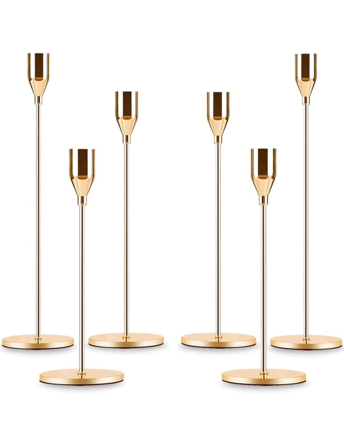 CANDELABRO DORADO MODERNO