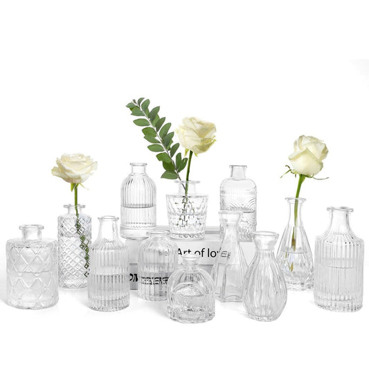 Bud Vases Clear