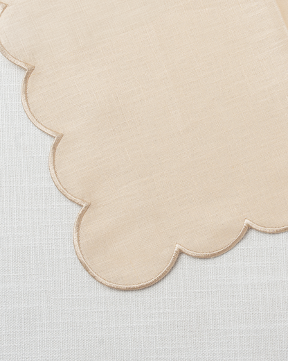 Scalloped Beige