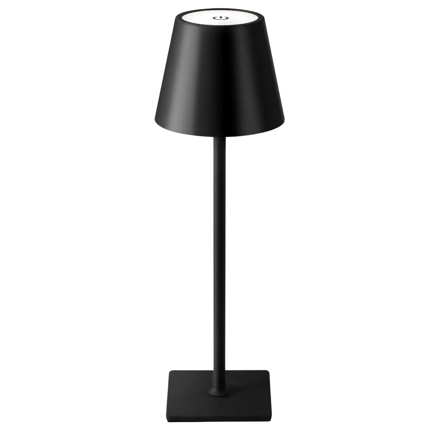 Lampara de mesa—negra